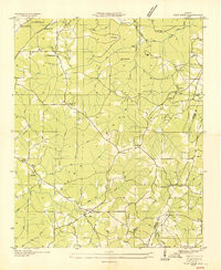 FLAT ROCK, AL HISTORICAL MAP GEOPDF 7.5X