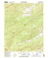 WAITEVILLE, WV-VA HISTORICAL MAP GEOPDF