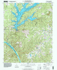 COKESBURY, NC HISTORICAL MAP GEOPDF 7.5X