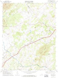 BRIGHTWOOD, VA HISTORICAL MAP GEOPDF 7.5