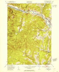 WATERBURY, VT HISTORICAL MAP GEOPDF 7.5X