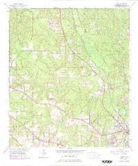 KUSHLA, AL HISTORICAL MAP GEOPDF 7.5X7.5