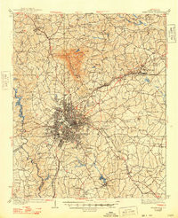 GREENVILLE, SC HISTORICAL MAP GEOPDF 15X