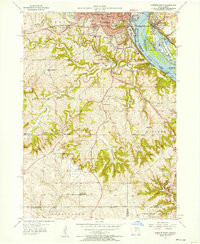 DUBUQUE SOUTH, IA-IL HISTORICAL MAP GEOP