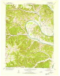 VERNON, KY HISTORICAL MAP GEOPDF 7.5X7.5