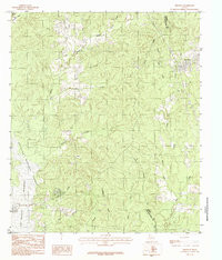 BRONSON, TX HISTORICAL MAP GEOPDF 7.5X7.