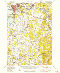 BURLINGTON, VT HISTORICAL MAP GEOPDF 15X