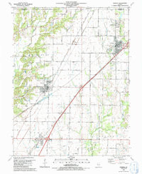 WORDEN, IL HISTORICAL MAP GEOPDF 7.5X7.5