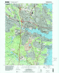 TOMS RIVER, NJ HISTORICAL MAP GEOPDF 7.5
