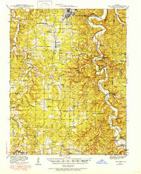 BIG PINEY, MO HISTORICAL MAP GEOPDF 15X1