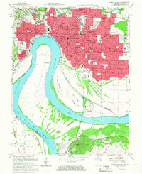 EVANSVILLE SOUTH, IN-KY HISTORICAL MAP G
