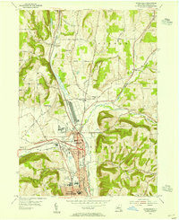 HORSEHEADS, NY HISTORICAL MAP GEOPDF 7.5