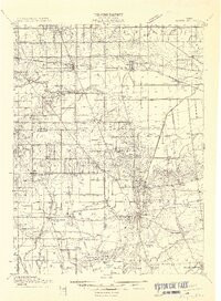 ALGER, OH HISTORICAL MAP GEOPDF 15X15 GR