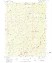 SHELLY CREEK RIDGE, CA-OR HISTORICAL MAP