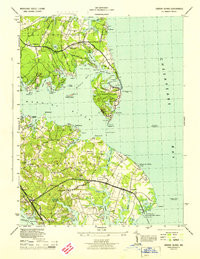 GIBSON ISLAND, MD HISTORICAL MAP GEOPDF