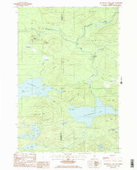 MILLINOCKET LAKE EAST, ME HISTORICAL MAP