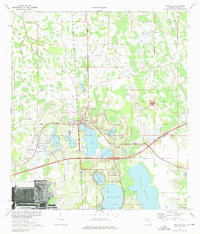POLK CITY, FL HISTORICAL MAP GEOPDF 7.5X