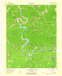 BUCKHORN, KY HISTORICAL MAP GEOPDF 7.5X7