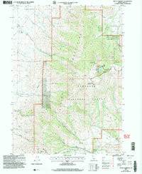 MOUNT HARRISON, ID HISTORICAL MAP GEOPDF