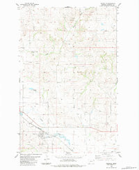 BAINVILLE, MT HISTORICAL MAP GEOPDF 7.5X