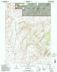 MARSHALL, WY HISTORICAL MAP GEOPDF 7.5X7