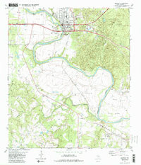 BASTROP, TX HISTORICAL MAP GEOPDF 7.5X7.