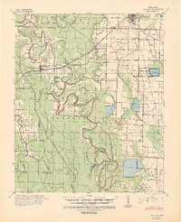 GOLDMAN, AR HISTORICAL MAP GEOPDF 15X15