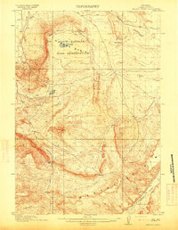 OREGON BASIN, WY HISTORICAL MAP GEOPDF 1