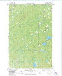 KANE LAKE, MN HISTORICAL MAP GEOPDF 7.5X