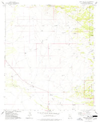 BOWIE MOUNTAIN SOUTH, AZ HISTORICAL MAP