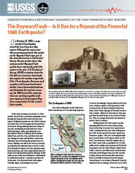 THE HAYWARD FAULT, DUE FOR A REPEAT, CA