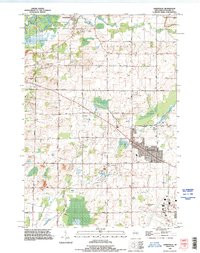 GREENVILLE, WI HISTORICAL MAP GEOPDF 7.5