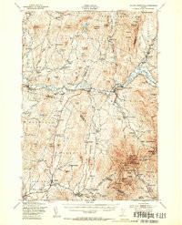MOUNT MANSFIELD, VT HISTORICAL MAP GEOPD