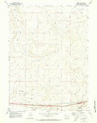TIPTON, WY HISTORICAL MAP GEOPDF 7.5X7.5