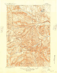 CRANDALL, WY HISTORICAL MAP GEOPDF 30X30