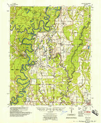 GREGORY, AR HISTORICAL MAP GEOPDF 15X15