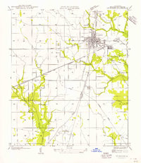 DERIDDER, LA HISTORICAL MAP GEOPDF 7.5X7