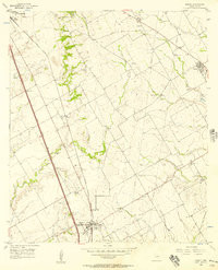 ABBOTT, TX HISTORICAL MAP GEOPDF 7.5X7.5