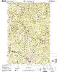 TORINO PEAK, MT-ID HISTORICAL MAP GEOPDF