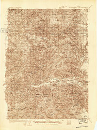 MCKENZIE BRIDGE, OR HISTORICAL MAP GEOPD