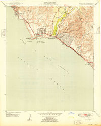 DANA POINT, CA HISTORICAL MAP GEOPDF 7.5