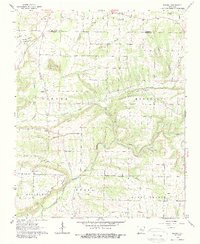 BARNEY, AR HISTORICAL MAP GEOPDF 7.5X7.5