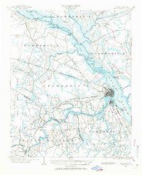 NEW BERN, NC HISTORICAL MAP GEOPDF 15X15