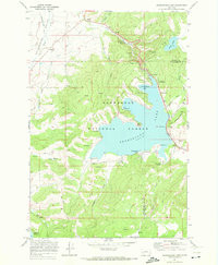 GEORGETOWN LAKE, MT HISTORICAL MAP GEOPD