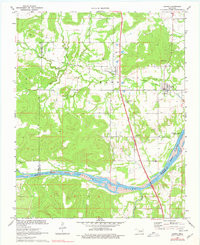 HANNA, OK HISTORICAL MAP GEOPDF 7.5X7.5