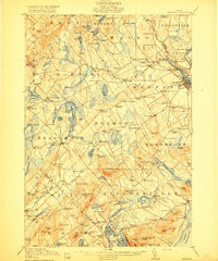 BELFAST, ME HISTORICAL MAP GEOPDF 15X15