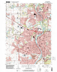 ELGIN, IL HISTORICAL MAP GEOPDF 7.5X7.5