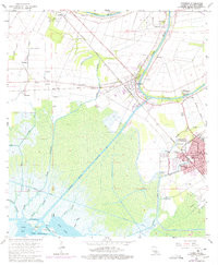 FRANKLIN, LA HISTORICAL MAP GEOPDF 7.5X7