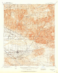 REDLANDS, CA HISTORICAL MAP GEOPDF 15X15