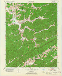 FRAKES, KY HISTORICAL MAP GEOPDF 7.5X7.5